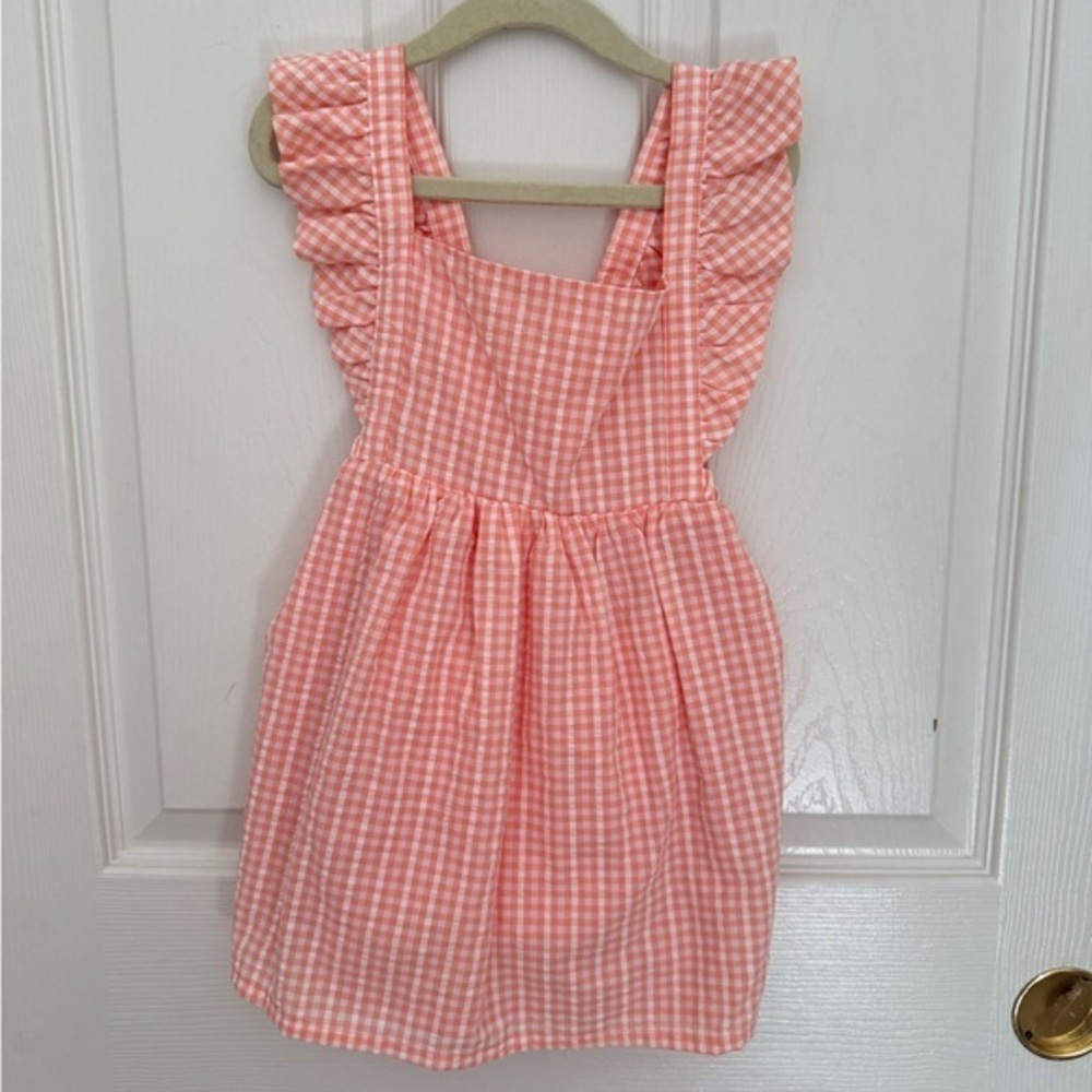 Carter's Pink Checkered Ruffle Dress